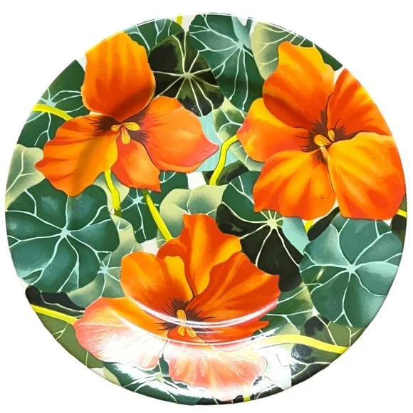 NWT ESSEX "Summer Garden" Salad Dessert Plate & Cup Artist Gerald Patrick Japan - Picture 2 of 14